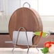 thumbnail image 5 of Estante De Almacenamiento De Acero Inoxidable 1Pcs Stainless Steel Kitchen Storage Rack for Pot Lids and Cutting Boards Space-Saving Vertical Organizer for Countertop or Cabinet 5.9x5.5x4.5" JASKFLY, 5 of 6