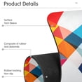 thumbnail image 4 of Yayeee Faucet Mat for Kitchen Sink 14.7" Diatomite Long Splash Guard Pad, Colorful Triangles, 4 of 7