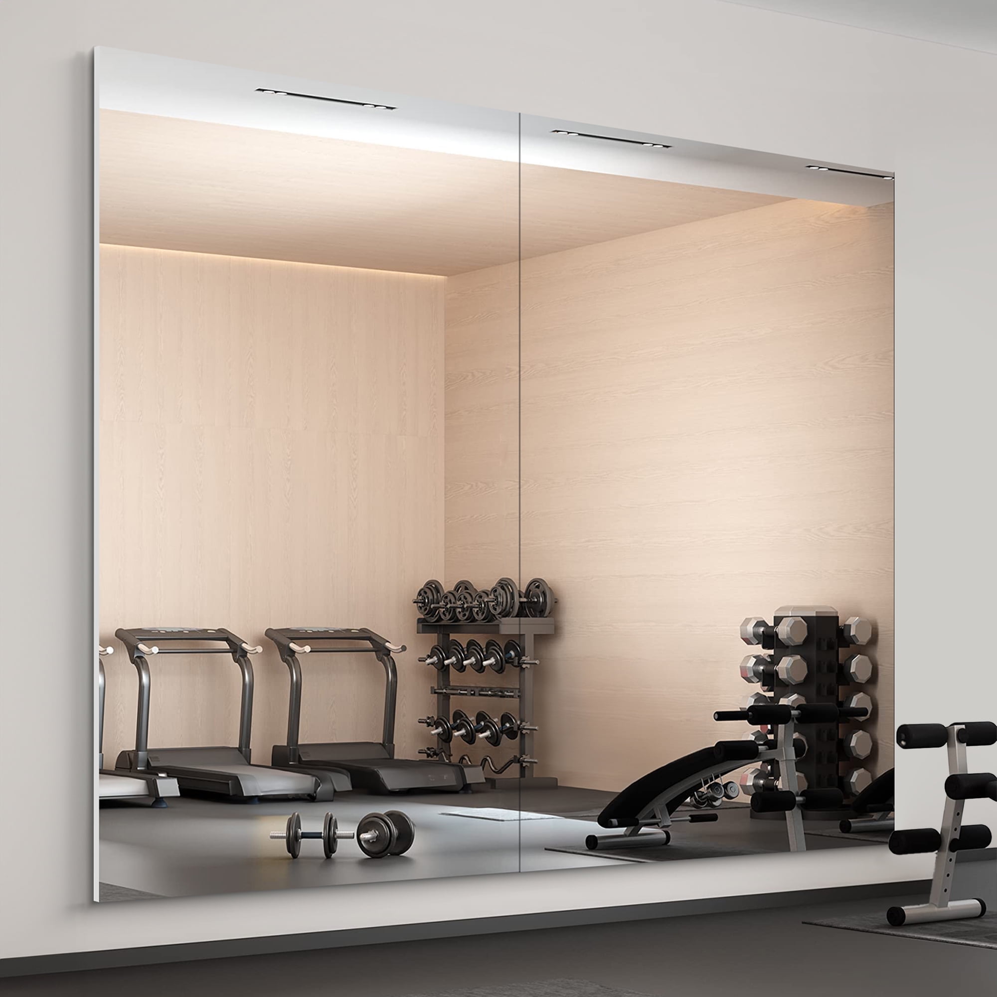 Walmart Fitness Mirror Wall Gym Wall Mirrors For Fitness Center