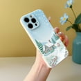 thumbnail image 7 of SKLYDDI Multicolor Idyllic Snowy Landscape for iPhone 7 Case - Peaceful Stone House Illustration, TPU Flexible Cover, Aesthetic Cute, 7 of 7