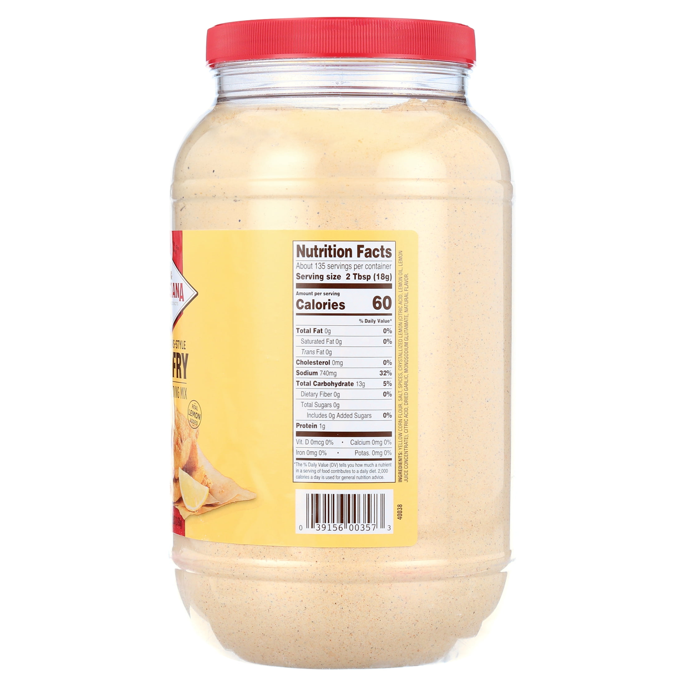(2 pack) Louisiana Fish Fry Products New Orleans-Style Fish Fry Seafood Breading Mix 5.50 lb