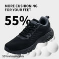 thumbnail image 4 of AOV GREEN LEAF Mens Running Shoes Tennis Athletic Sneakers Gym Comfortable Walking Sport Non Slip Workout Cross Training Shoe Size 7-13, 4 of 9