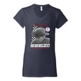 thumbnail image 2 of Wild Bobby Ford Shelby American Racing Legend Women Standard V-Neck Tee, 2 of 6
