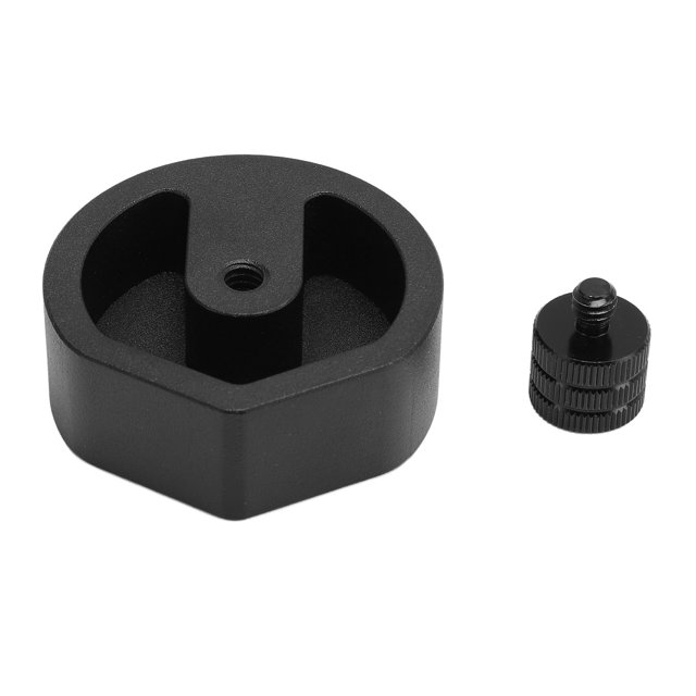 Satellite Dish Clamp Adapter, Aluminum Alloy Portable 1/4 Inch Thread Satellite Tripod Adapter Weather Proof for RV