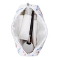 thumbnail image 4 of Bolsa de maquillaje HHQQWZ, bolsa de cosméticos de viaje, paquete de 2 unidades, Blue Bowknot, 4 of 7