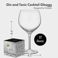 thumbnail image 6 of Orrefors Gin & Tonic Glass 4-Pack, 6 of 8