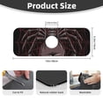 thumbnail image 2 of Vsdgher Spider with Skull Kitchen Sink Splash Guard Faucet Mat -1 PC Super Absorbent Fast Drying Mat Sink Gadgets-Splash, Bathroom,Sink Mat,(15" X 5.5" ), 2 of 7