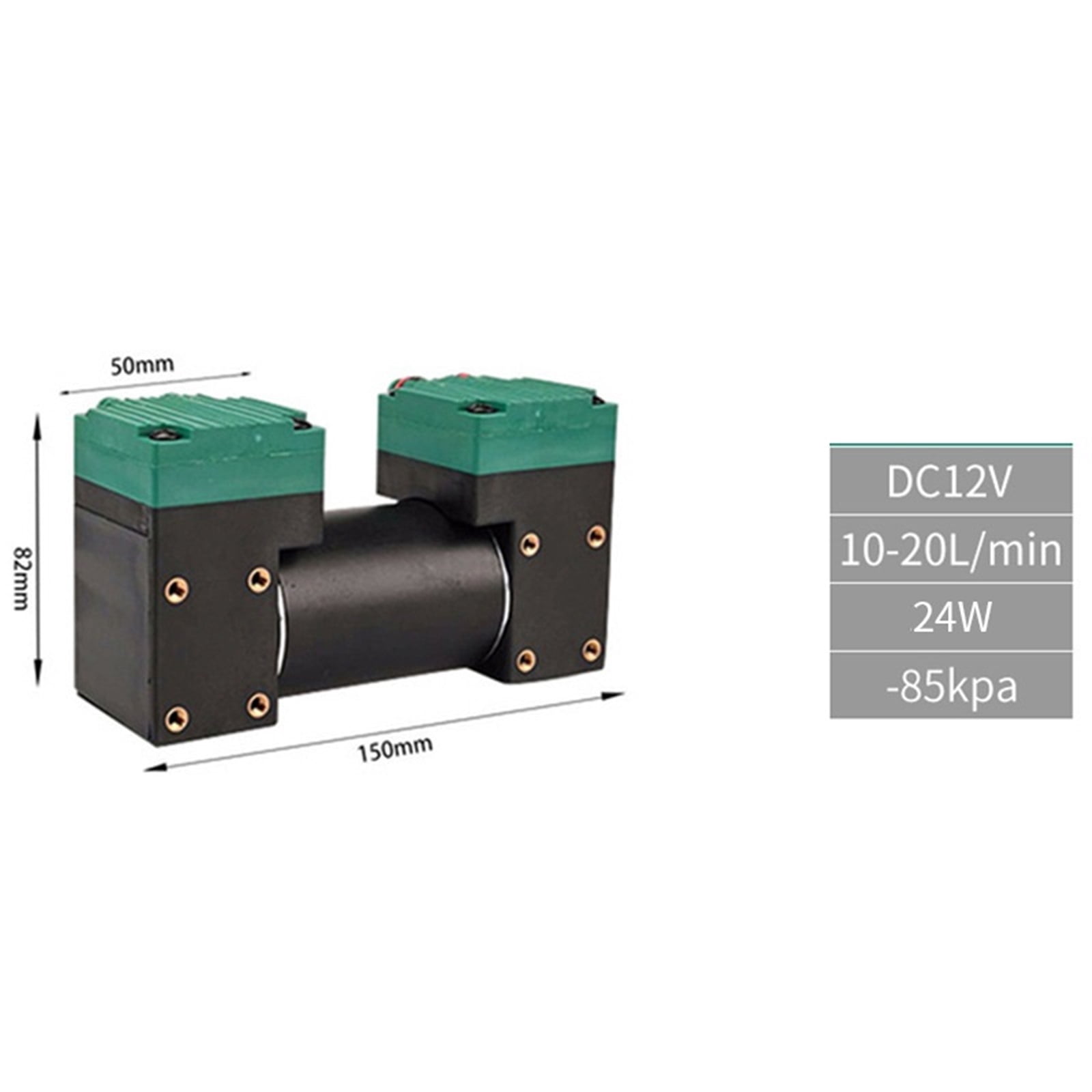 DC12V Miniature DC Vacuum Pump High Negative Pressure Oil-free Diaphragm Vacuum Pump Beauty Instrument Air Pump ,Easy to Operate