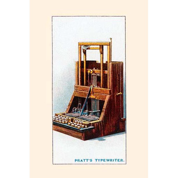 As early as 1714 Henry Mill invented a machine for impressing letters