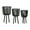 Black#3, variant on Planters For Outdoor Plants, S/3 BAMBOO PLANTERS 11/13/15", BLACK, Black Garden Pots,Bamboo Indoor Garden Pots, Garden & Outdoor Garden Supplies Garden Pots & Planters