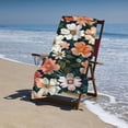 thumbnail image 4 of PHYHOO Cartoon Cute Floral with LeafsMicrofiber Beach Towel for Adult Quick Dry Sand Free Lightweight Oversized Ultra Soft Skin-Friendly Swim Pool Travel Picnic Shower Bath Towel Blanket 30x60in, 4 of 8