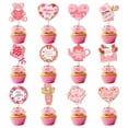 thumbnail image 6 of RnemiTe-amo 12Pcs Happy Mother's Day Cake Topper Mom Letter Cake topper Pink, Decorative Party Cake Decoration for Mother's Day Birthday Party Supplies, 6 of 6