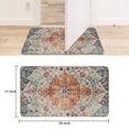 thumbnail image 6 of Bohemian Orange Ethnic Design Rug Welcome Doormat for Indoor/Outdoor Entrance Bohemian Orange Ethnic Design Rug Decoration Door Mat Kitchen Door Mat Bedroom Doormat 17x30 Inch, 6 of 6
