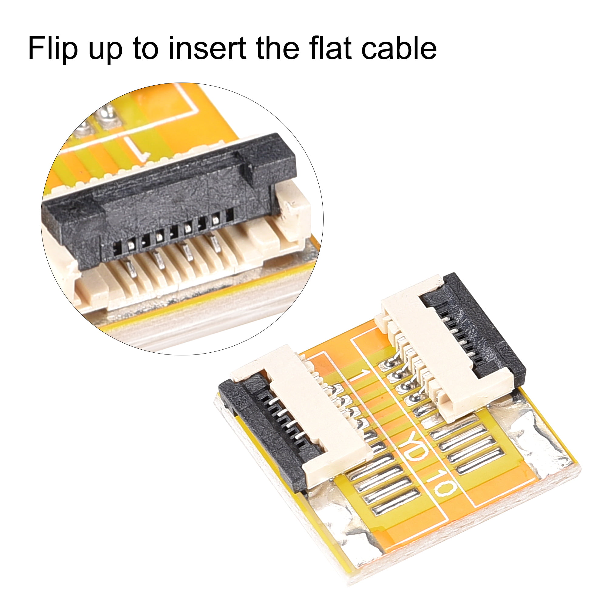 A Type Flexible Flat Cable and Flip Up to Mount Extend Adapter Kit