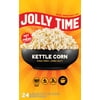 JOLLY TIME Kettle Corn Microwave Popcorn, 24 Ct (3 oz. Bags) Gluten-Free
