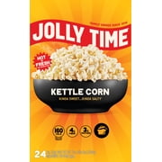 JOLLY TIME Kettle Corn Microwave Popcorn, 24 Ct (3 oz. Bags) Gluten-Free