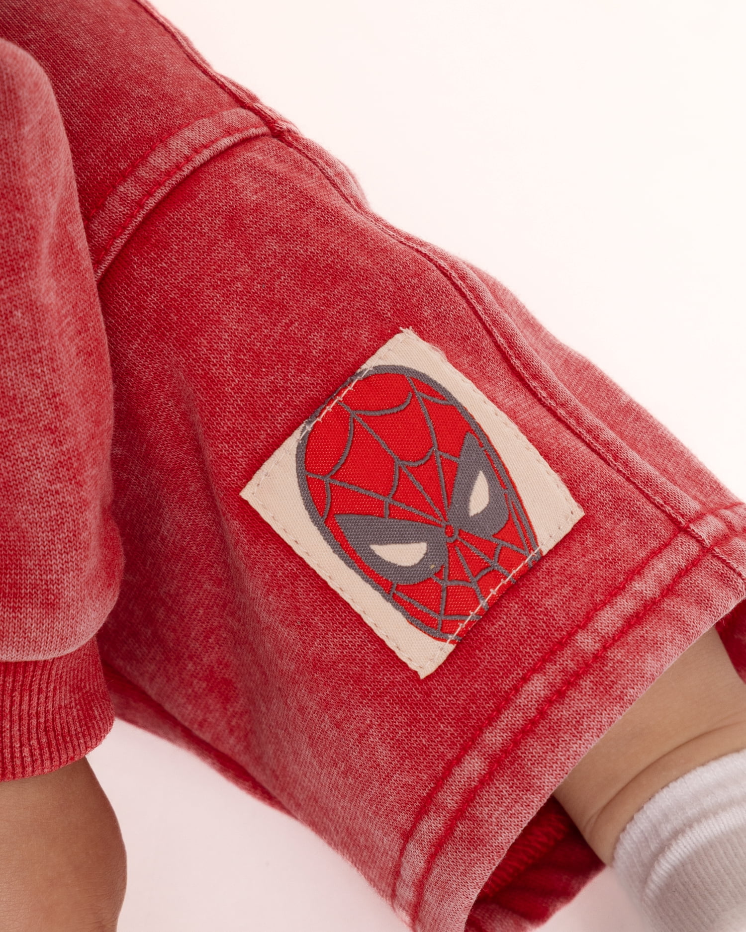 Spider-Man Baby Boy Washed Fleece Crewneck Sweatshirt and Sweatpants Set, Sizes 0/3M-24M
