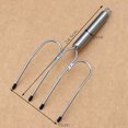 thumbnail image 3 of PAMINGONO 1Pcs Fashion Turkey Fork Stainless Steel Barbecue Fork 9.6In Silver For Grilling Meat Handling, 3 of 8