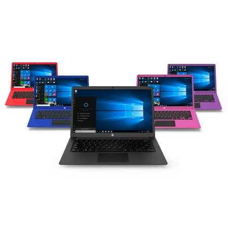 Core Innovations 14.1" PC Laptops, Intel Celeron N3350, 4GB RAM, 64GB HD, Windows 10, Black, CLT146401