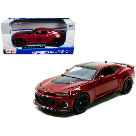 2017 Chevrolet Camaro ZL1 Burgundy Metallic 1/24 Diecast Model Car by Maisto