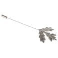 thumbnail image 2 of Broche de arce perfecl Para Hombre Ramillete de Solapa Palo Pin Plata, 2 of 8