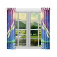 thumbnail image 3 of CADecor Fantasy Dragonfly Window Curtain Window Treatments Kitchen Curtains 26x39 inches, 2 Pieces, 3 of 3