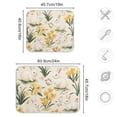 thumbnail image 4 of Yayeee Dish Drying Mat for Kitchen Counter 16"x18" Microfiber Absorbent Pad, White Rabbits, 4 of 7