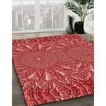 thumbnail image 3 of Ahgly Company Machine Washable Indoor Rectangle Transitional Red Area Rugs, 2' x 5', 3 of 7