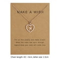 thumbnail image 3 of Maoww 26 Letters N Heart Shape Pendant Necklace Rhinestone Rose Golden Clavicular Chain Jewelry Couple Gift, 3 of 8