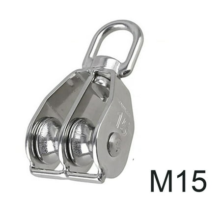 Crday Stainless Steel Double Pulley Loading Accessory Block Tool ...