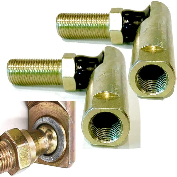 HD Switch 5/16" x 24 LH Universal Ball Joint, Tie Rod End LH Left Hand Thread PN 265616 w/Super Tough Crimped Construction (2 Pack)