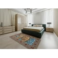 thumbnail image 4 of Ahgly Company Indoor Square Traditional Brown Animal Area Rugs, 7' Square, 4 of 6