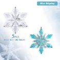thumbnail image 2 of 5 piezas de Moldes de resina de silicona navideños, moldes de copos de nieve 3d, molde de resina de fundición epoxi de silicona Compatible con D, 2 of 5