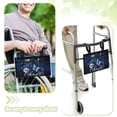 thumbnail image 3 of Jiueut Flower Butterfly Wheelchair Side Bags for the Armrest Carry Bags for Side of Wheelchair for Women Wheelchair Storage Bag Power Wheelchair Pouch Side Pocket, 3 of 7