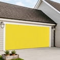 thumbnail image 4 of Yellow Garage Door Cover Banner 6 x 13 FT, Pure Yellow Garage Door Curtains Backdrop with Grommets for Indoor Outdoor Wall Party Porch Yard Decorations Background, 4 of 9