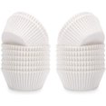 thumbnail image 2 of Revestimientos para cupcakes estándar blancos, tazas para hornear muffins de papel a prueba de grasa, 400 unidades Adepaton WMZY-646, 2 of 7