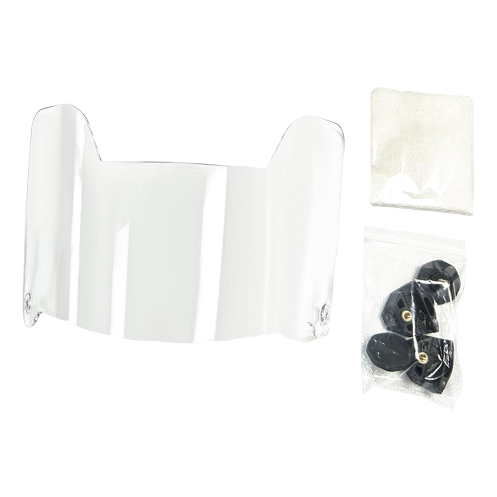 DimyFew Football Helmet Visor Eye Scratch Resistant Replacement for Mouth Guard Protect Clear Anti Fog