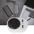 thumbnail image 4 of EU to US, Japan Compatible, Dual USB, 110-240V, 10A, Gray - Charge Phone & Tablet Universal Travel Power Adapter, 4 of 8