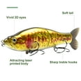 thumbnail image 6 of Bait,Shad Lures With In / 2.2 Body With Soft Bait Body With 2.2 Lures Tails Slide Shad Bait 3d Eyes Swimbait Bait 3d Lures Bait Body With Swimbait Bait / 2.2 With Soft Tails Crankbait, 6 of 7