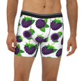 thumbnail image 2 of Men'S Boxer Briefs, Berry Soft And Breathable Mens Underwear Boxer Briefs With Widen Waist, 2 of 2