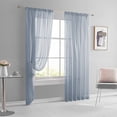 thumbnail image 6 of Deals of The Day Clearance! Solid Color Polyester Curtains, Semi-Sheer Gauze Curtains, Decorative Window Drapes with Rod Pocket, Privacy & Light Filtering Curtain Panels Todays Clearance Deals Prime!, 6 of 6