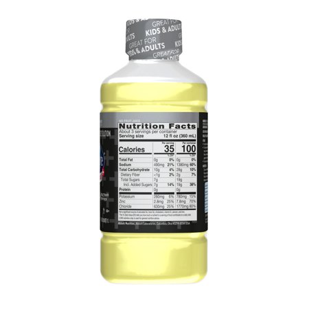 PEDIALYTE ADVANCEDCARE PLUS ELECTROLYTE DRINK, LEMON LIME, 1 LITER