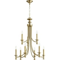 Quorum Lighting - Rossington - 9 Light 2-Tier Chandelier in Quorum Home