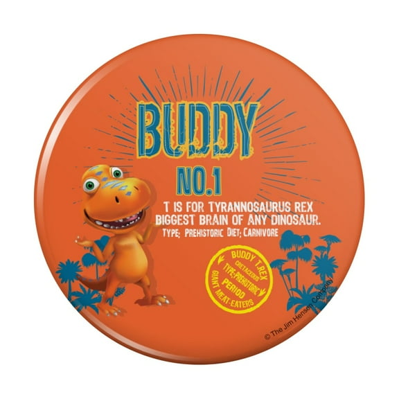 Dinosaur Train Buddy No 1 T-Rex Kitchen Refrigerator Locker Button Magnet