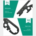 thumbnail image 2 of Abrebotellas Llave Destornillador Bolsillo de acero inoxidable EDC Gear Multi Tool Ehuebsd Para estrenar, 2 of 9