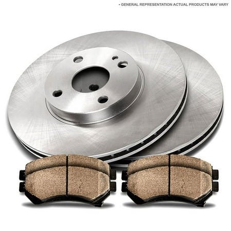 Rear Brake Pad and Rotor Kit For VW Eos CC Passat Tiguan & Audi