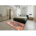 thumbnail image 4 of Ahgly Company Indoor Rectangle Traditional Cherry Red Persian Area Rugs, 7' x 10', 4 of 6