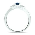 thumbnail image 3 of SZUL Women's Sapphire and Diamond Tierra Ring in 10K White Gold, 3 of 5