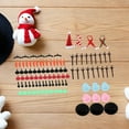 thumbnail image 4 of HONMEET Snowman Building Kit for Kids - Air Dry Clay Craft Set, Christmas Stocking Stuffers, Snowman Making Crafts, 4 of 7