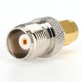 thumbnail image 1 of 2PCS SMA Connector, Durable Brass TNC To SMA Adapter, For Antennas RF Applications, 1 of 8